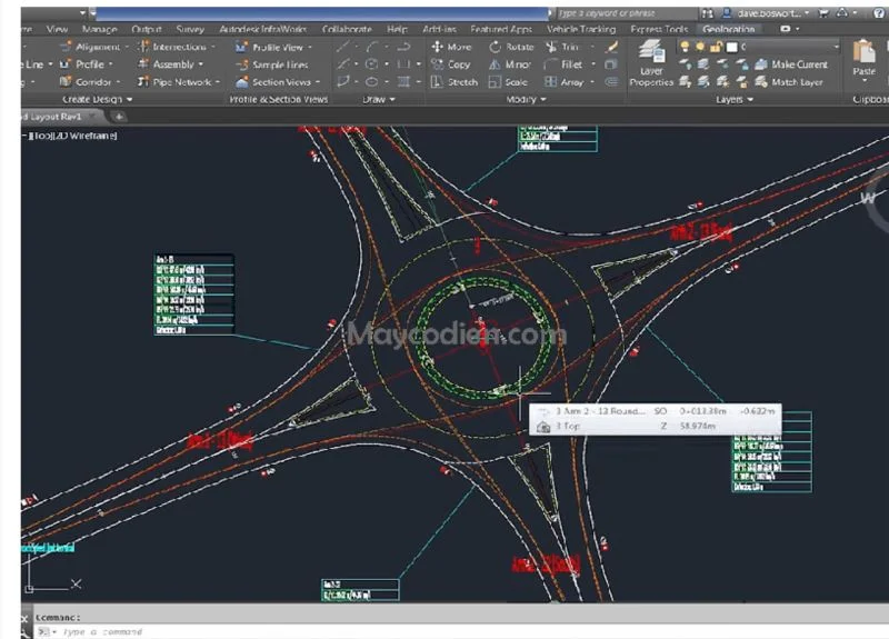 Civil 3D Interface